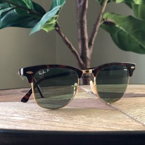Polarized Ray-Ban Clubmaster Sunglasses